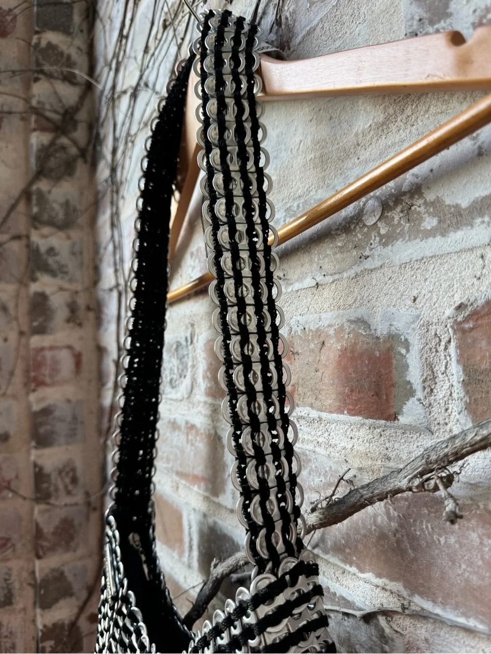 Walleska Ecochicc Handmade Recycled Soda Pop Tab Shoulder Bag. A PIECE OF ART!